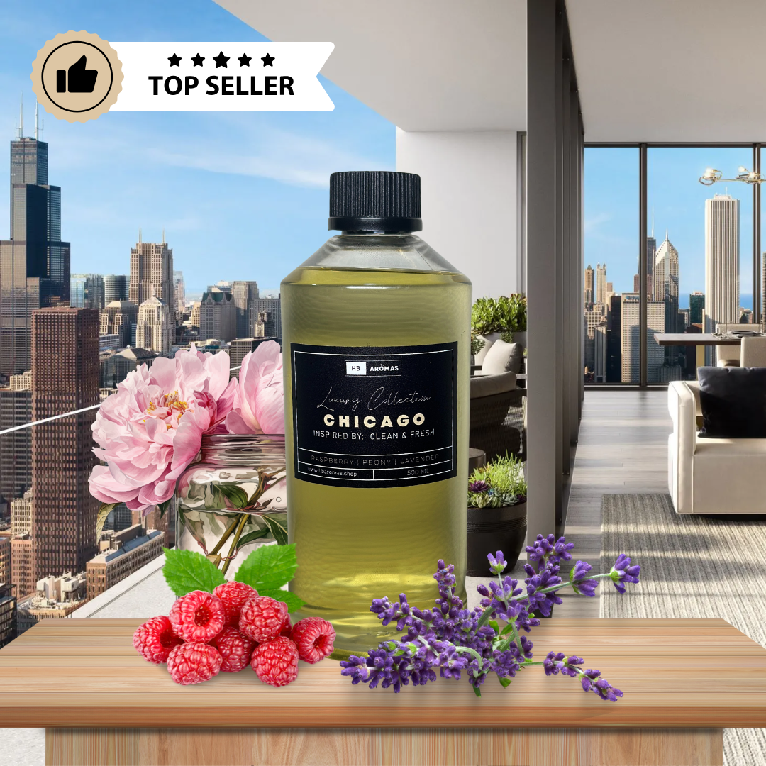 Clean and fresh fragrance oil with lavender ideal for homes and businesses