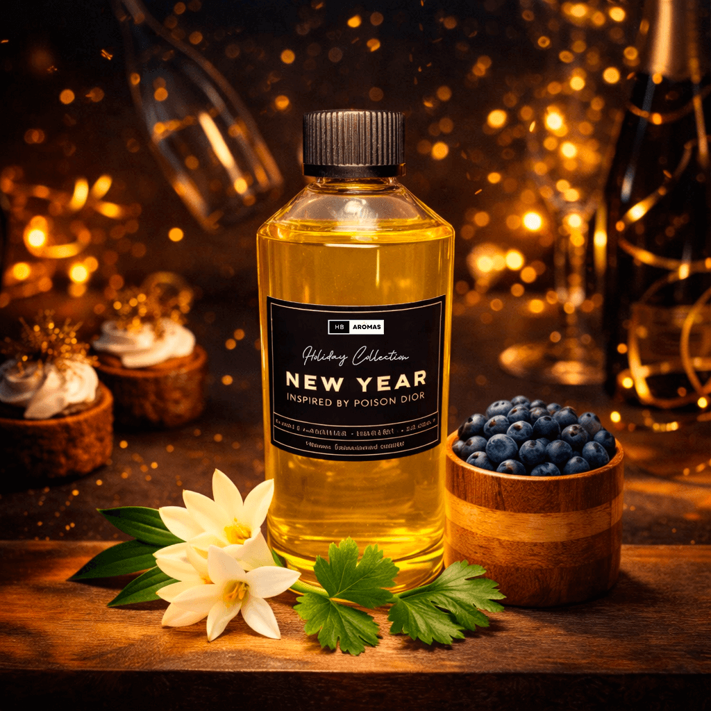 new year scent oil in pet bottle