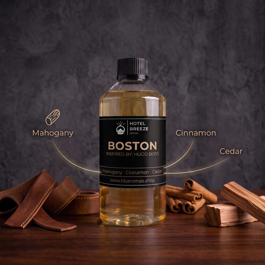 BOSTON ► inspired by: Hugo Boss & Mahogany Teakwood