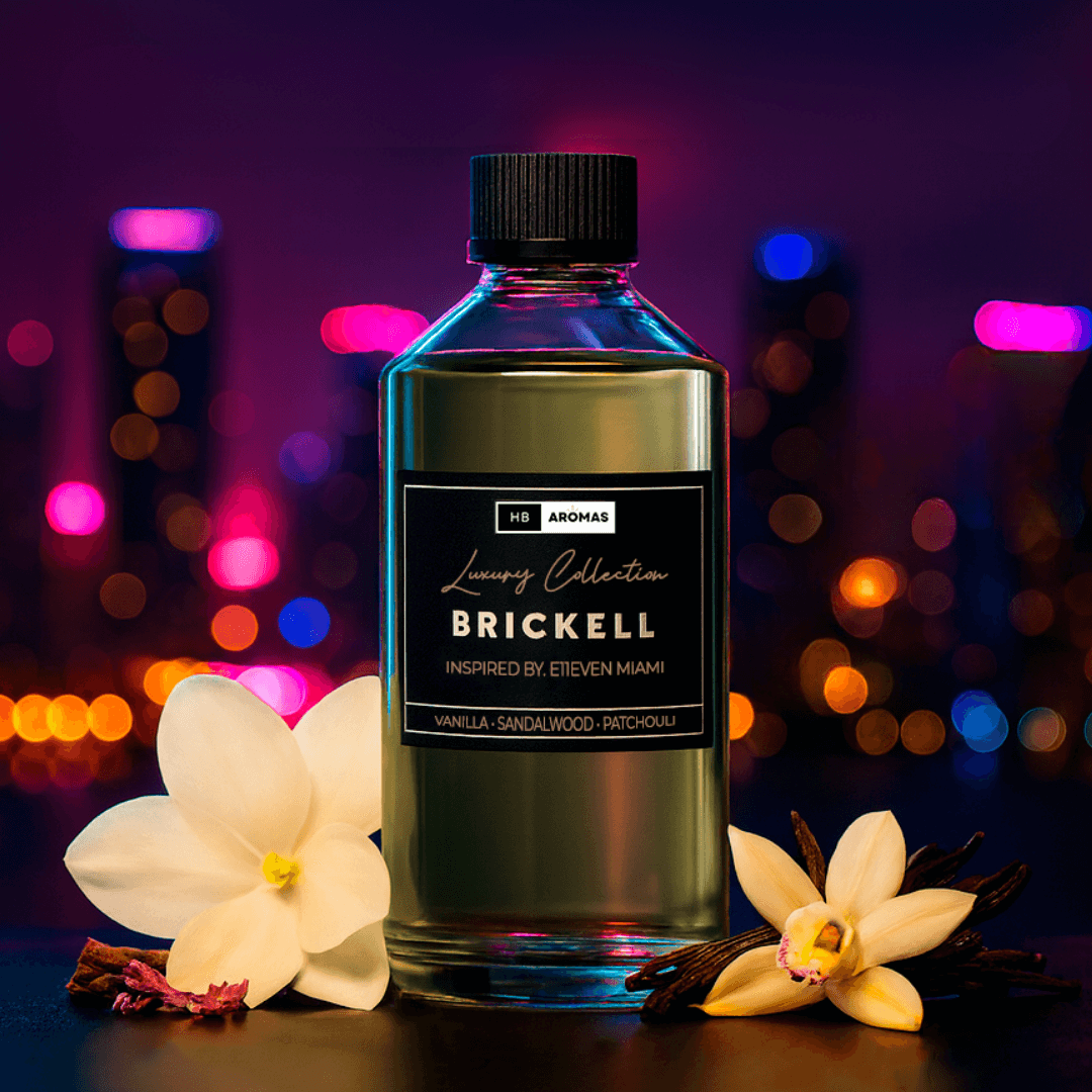 Brickell Miami scent oil in pet bottle