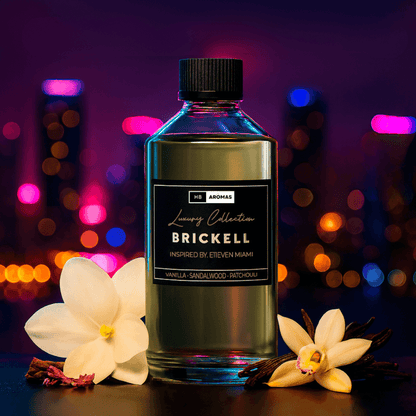 Brickell Miami scent oil in pet bottle